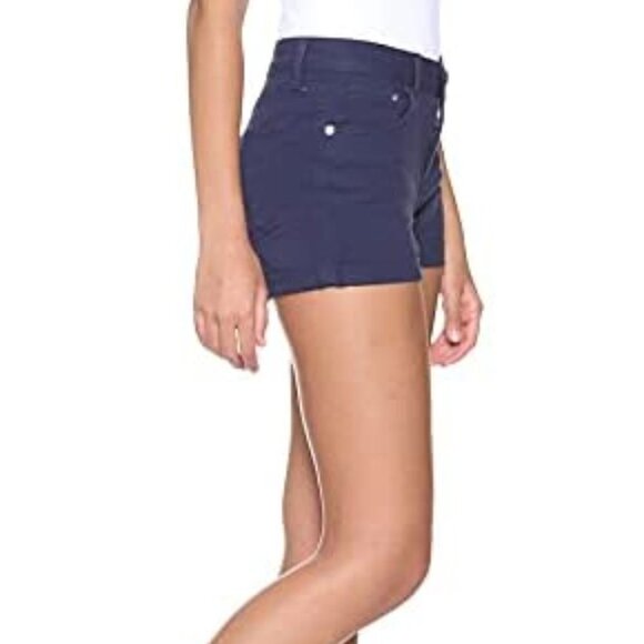 Women's Terranova black cotton Slim fit short Sz L - Picture 2 of 6